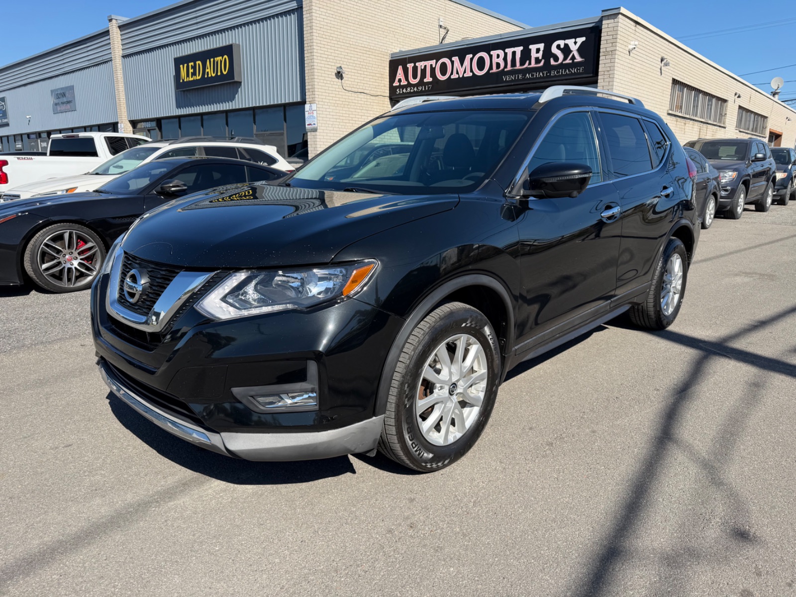 2017 Nissan Rogue Sv Black